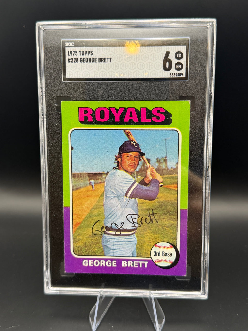 1975 Topps #228 George Brett