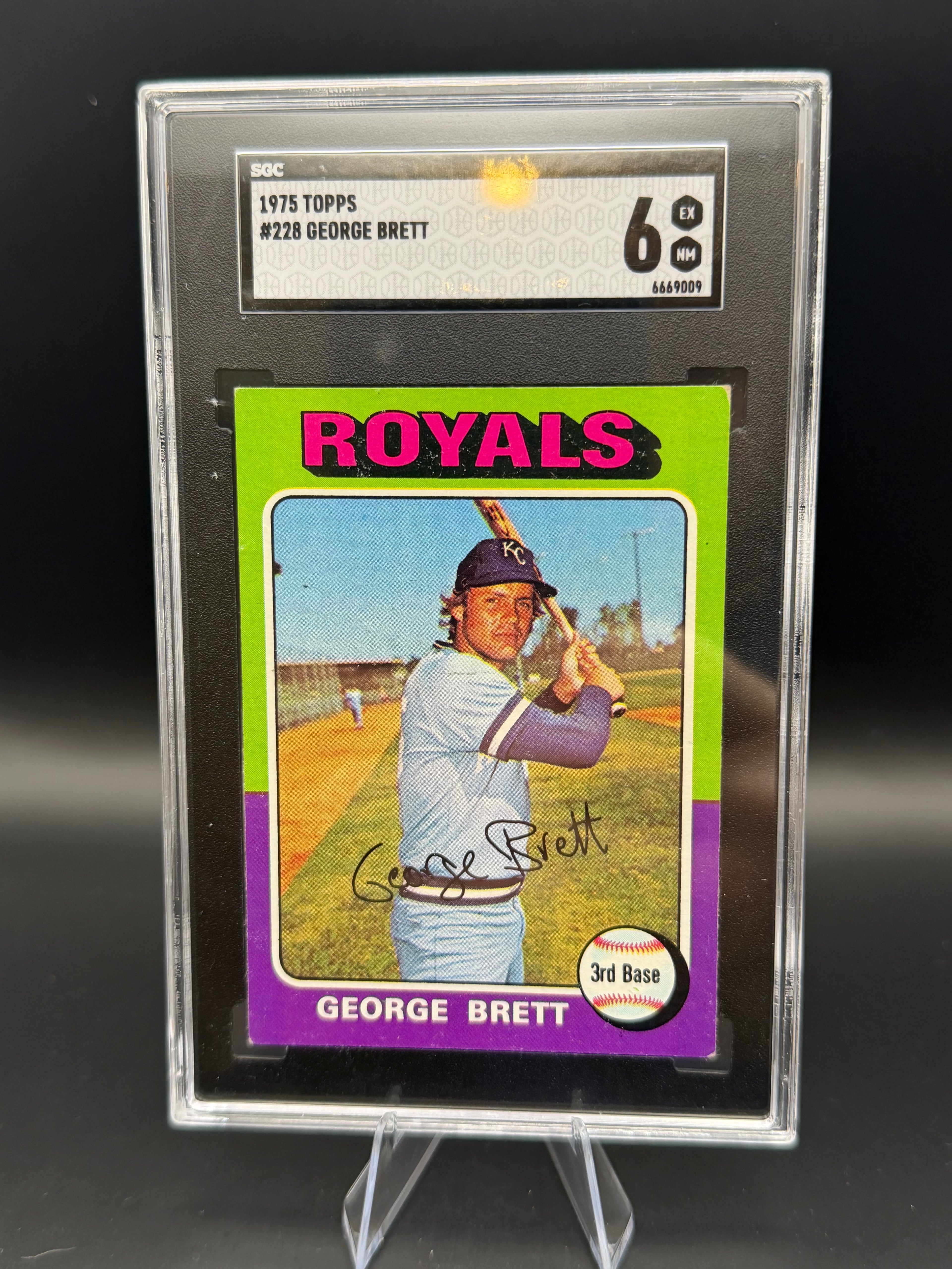 1975 Topps #228 George Brett