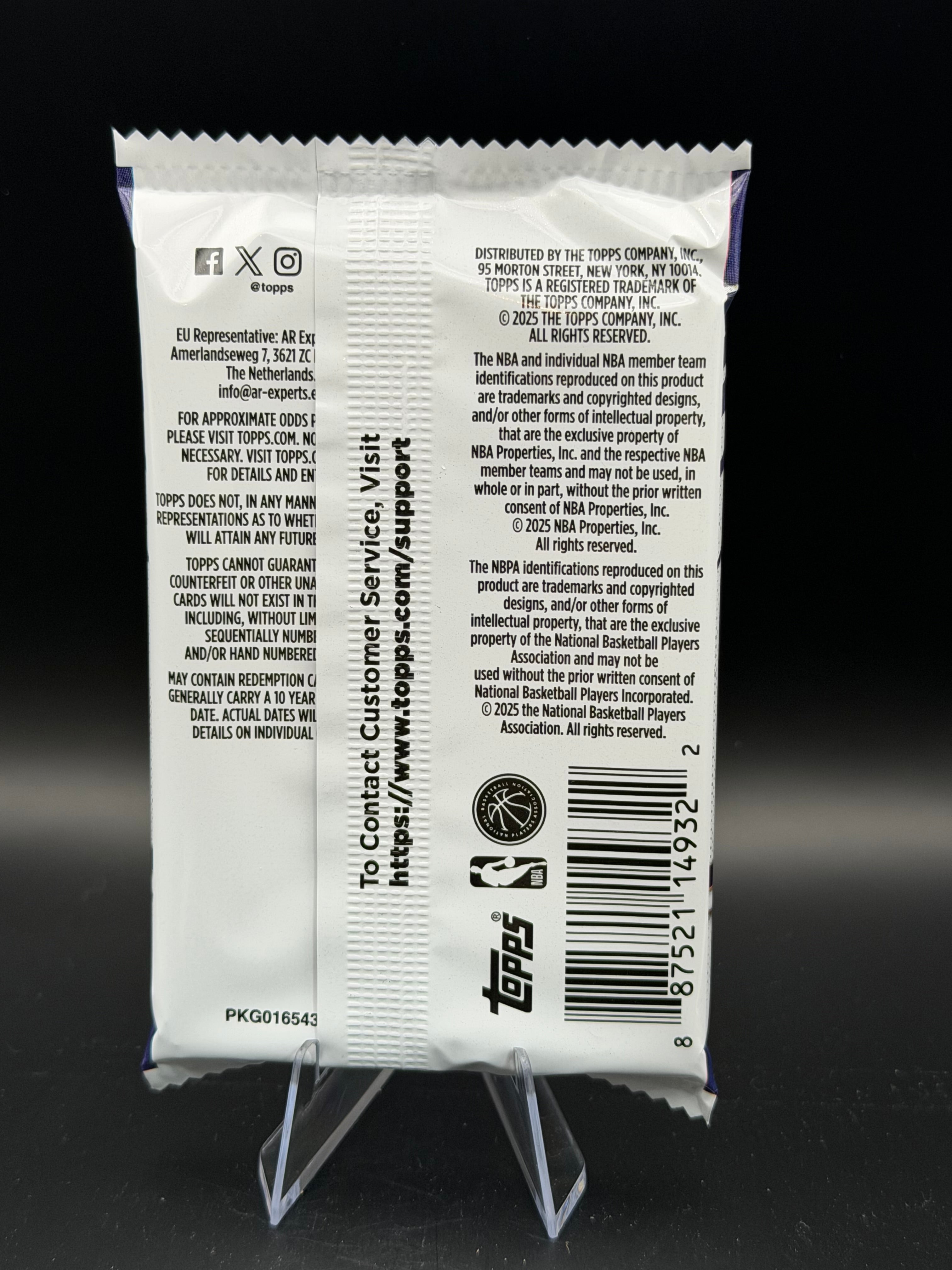 2025-26 Topps Basketball Factory Sealed Packs