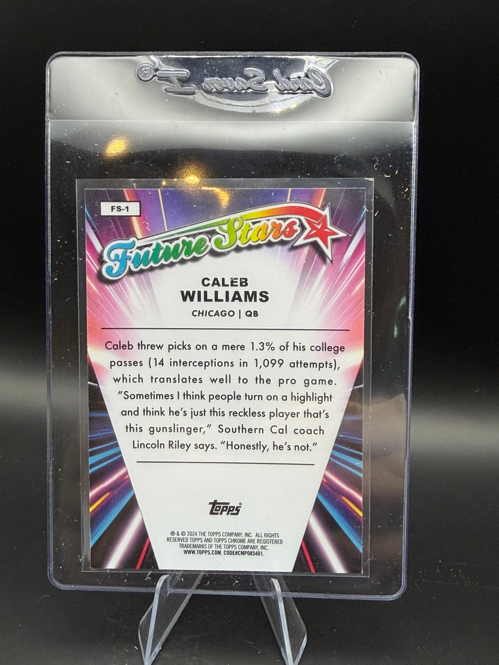 2024 Topps Chrome Future Stars Rookies Caleb Williams