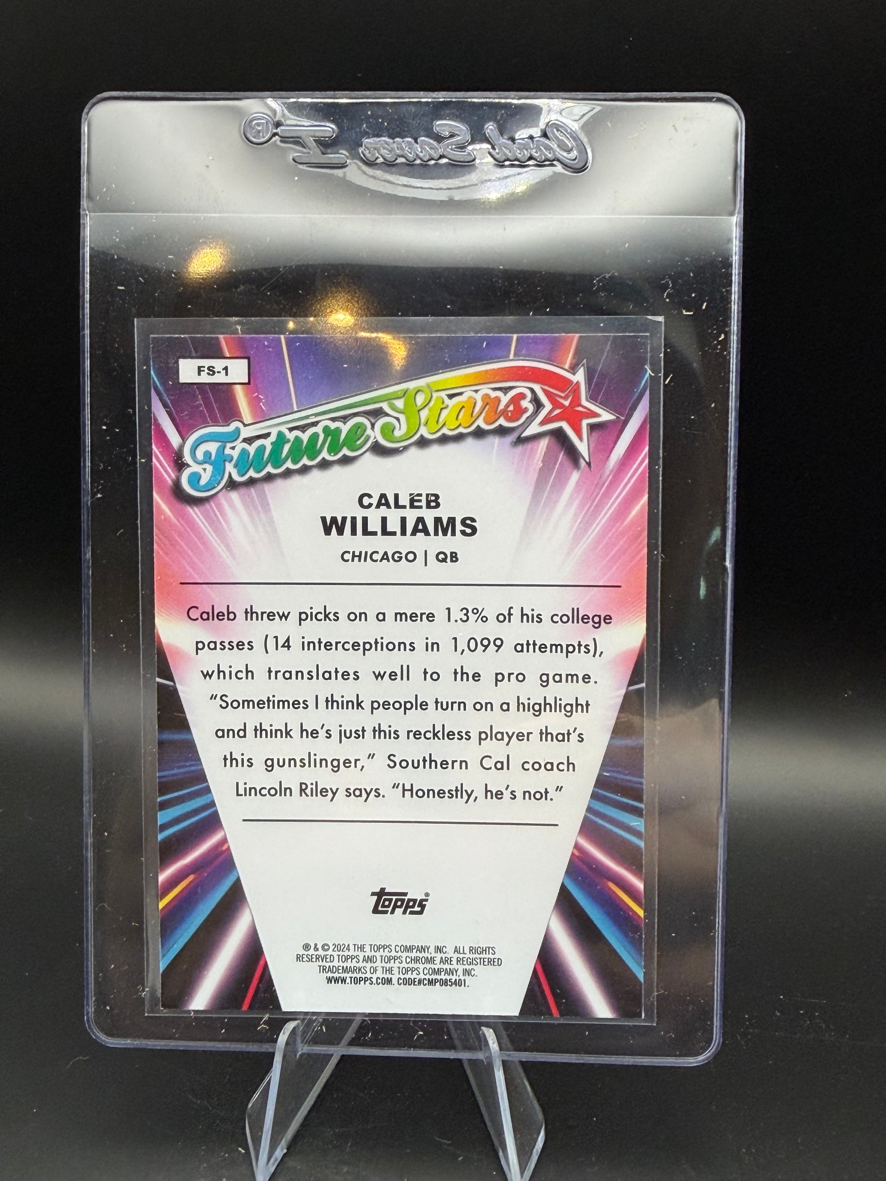 2024 Topps Chrome Future Stars Rookies Caleb Williams
