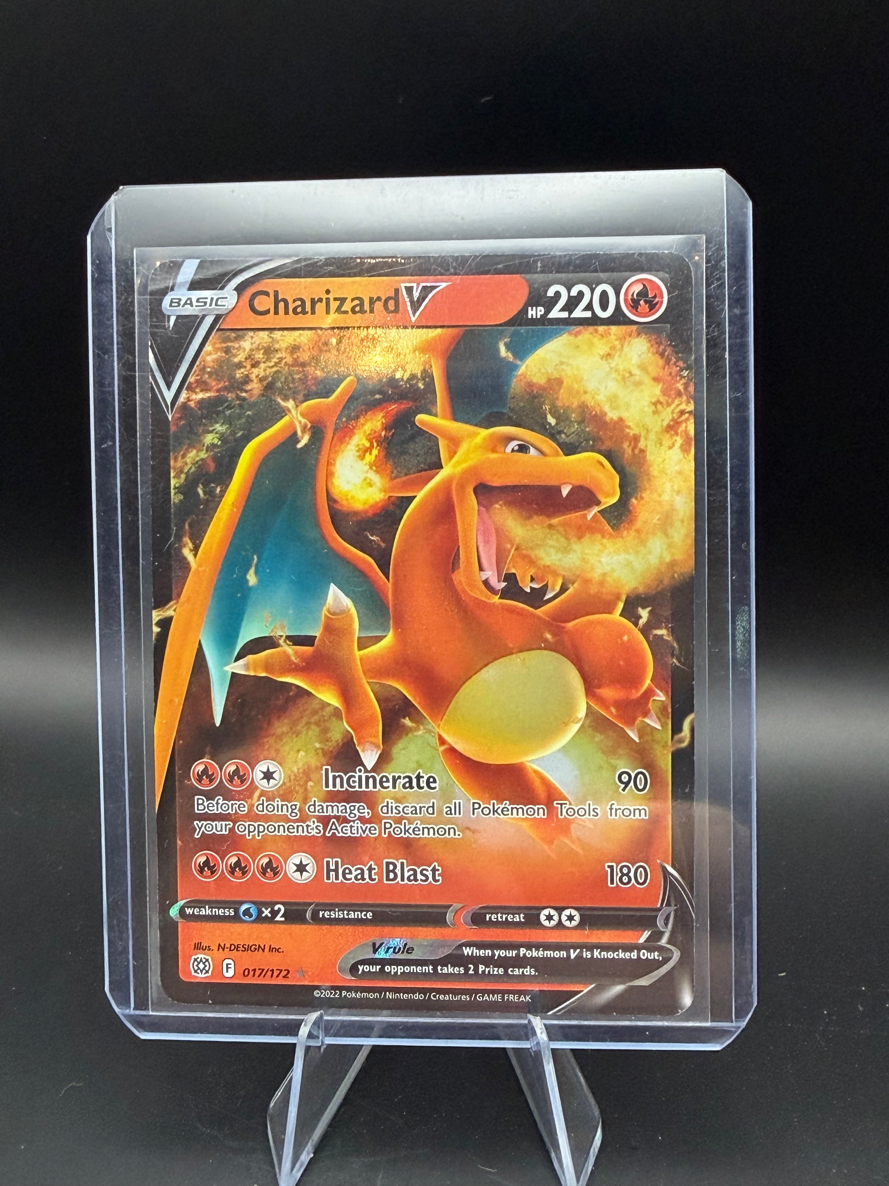 Pokemon V 017/172 Brilliant Stars Hologram Charizard