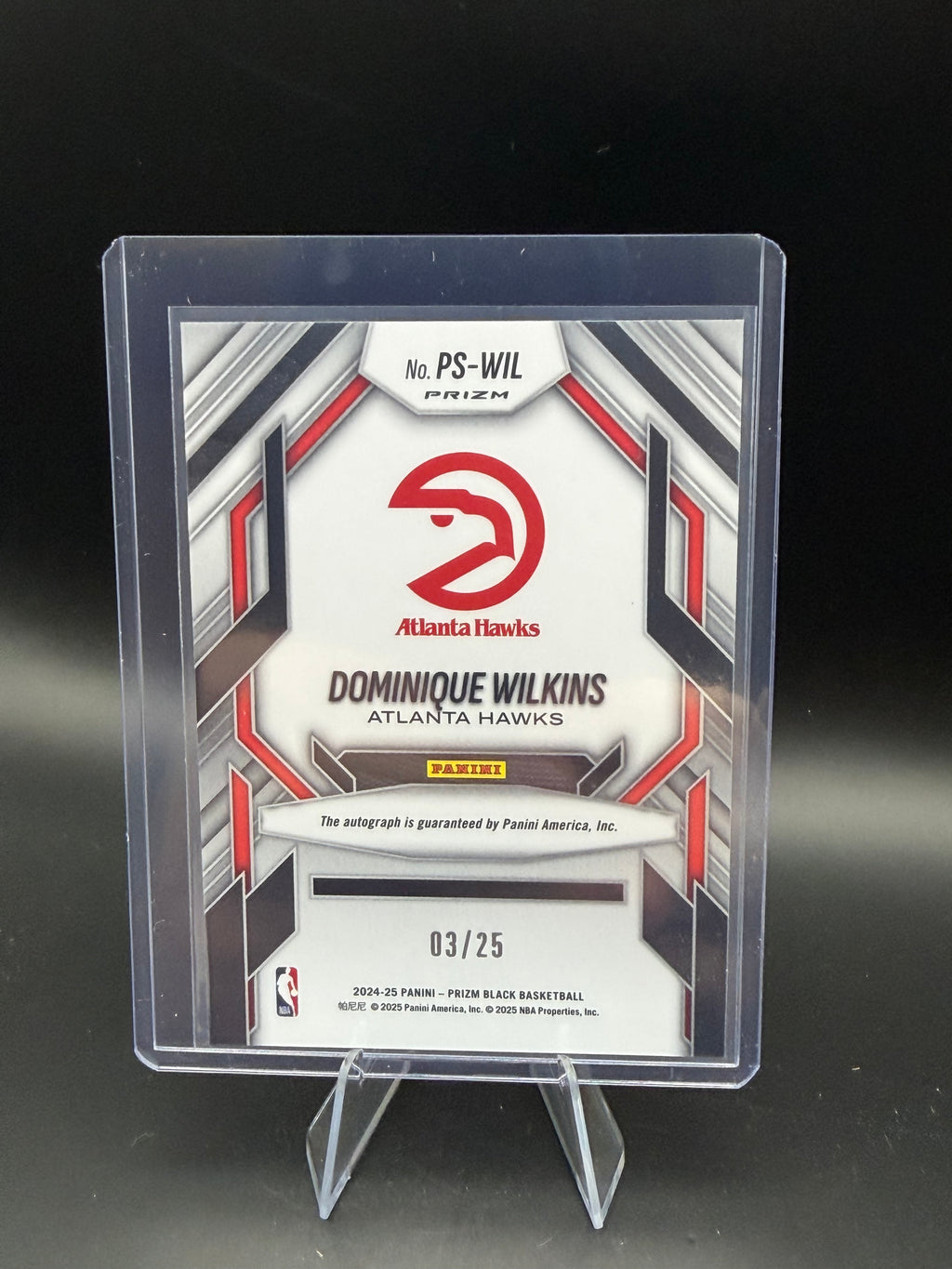 2024-25 Panini Prizm Black Mojo Prolific Signatures Auto /25