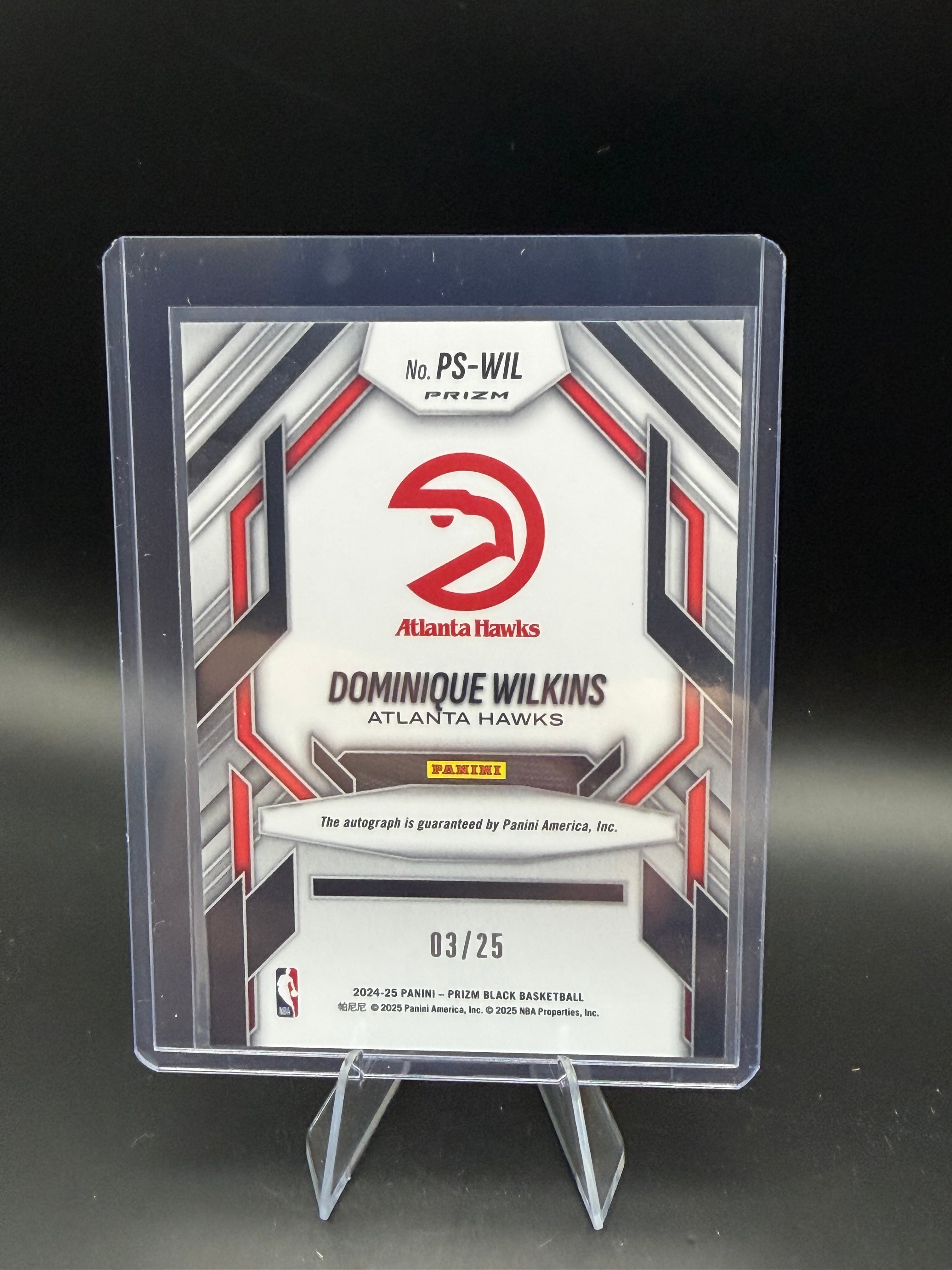 2024-25 Panini Prizm Black Mojo Prolific Signatures Auto /25