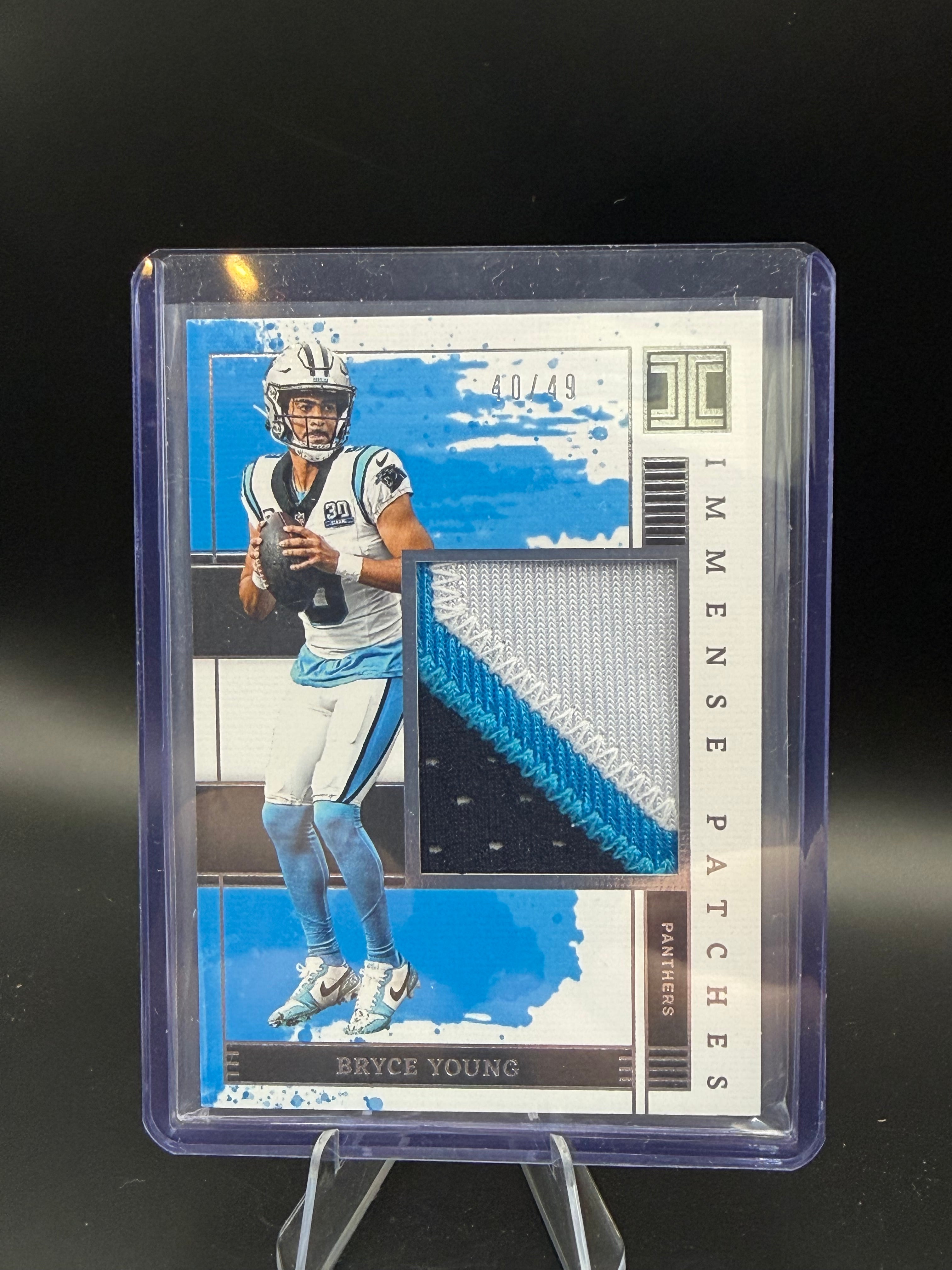 2025 Panini Impeccable Football Immense Patch Bryce Young /49