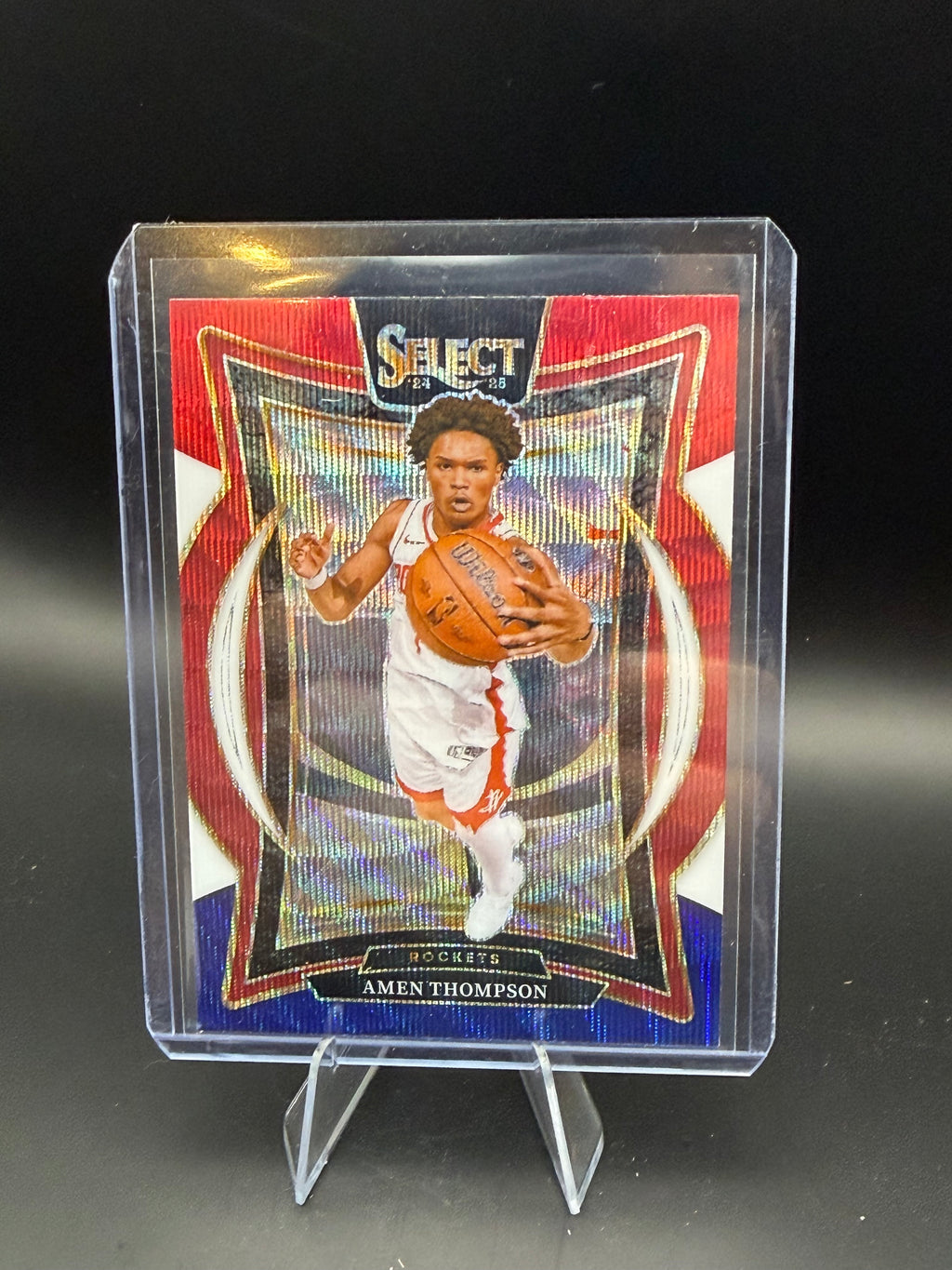 2024-25 Panini Select Concourse Tri-Color Prizm Amen Thompson