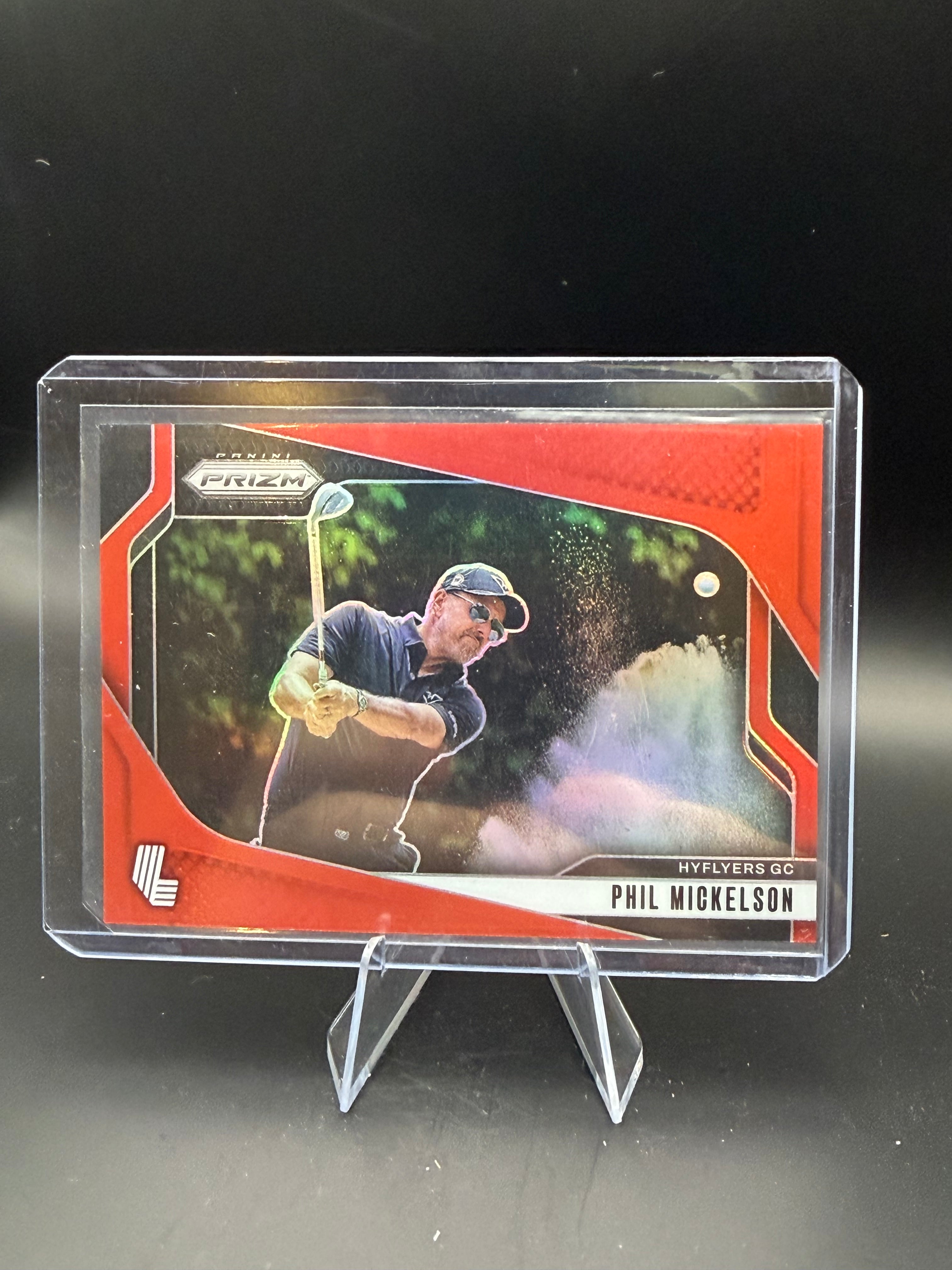2025 Panini Prizm LIV Golf Image Variation Red Prizm /125