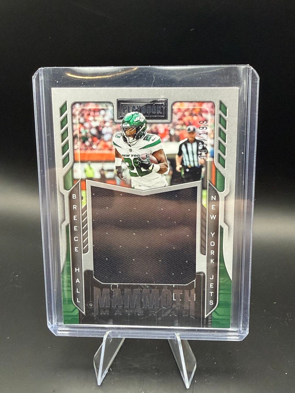 2022 Panini Playbook Mammoth Materials Breece Hall /199