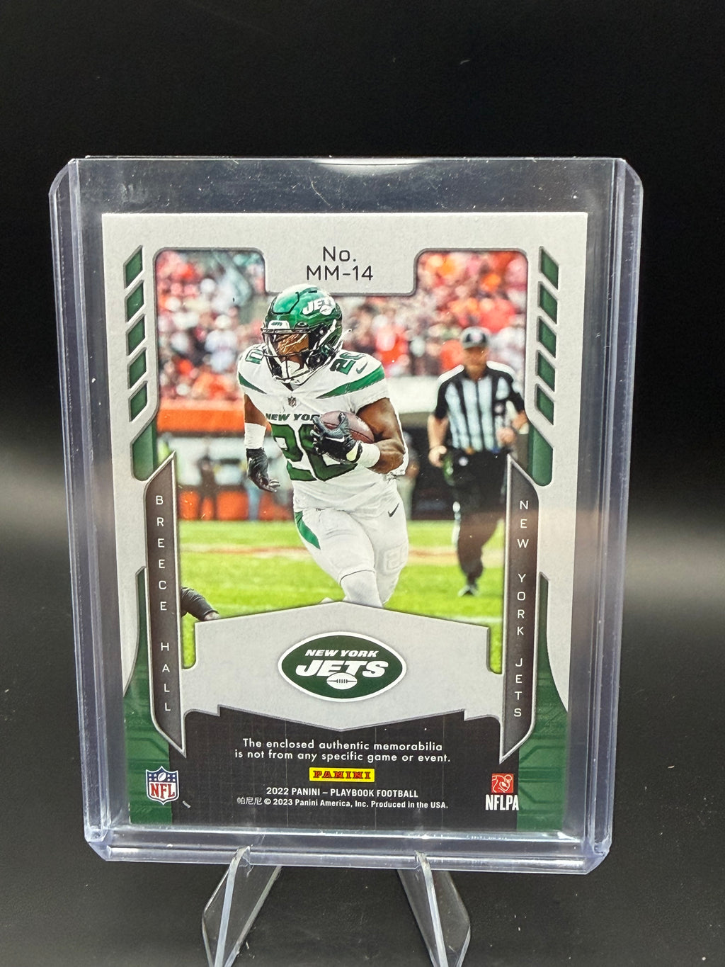 2022 Panini Playbook Mammoth Materials Breece Hall /199