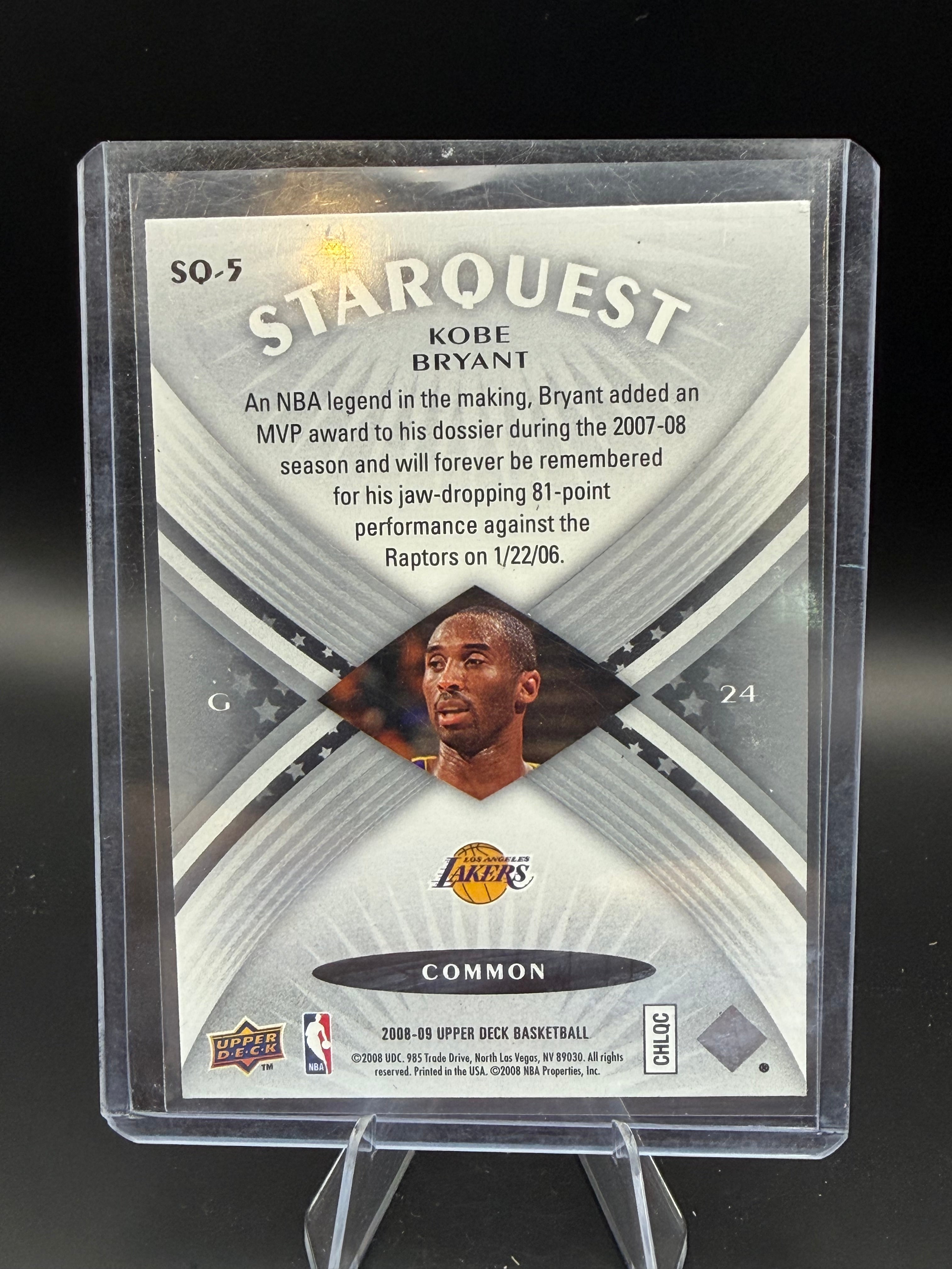 2008-09 Upper Deck Starquest Kobe Bryant