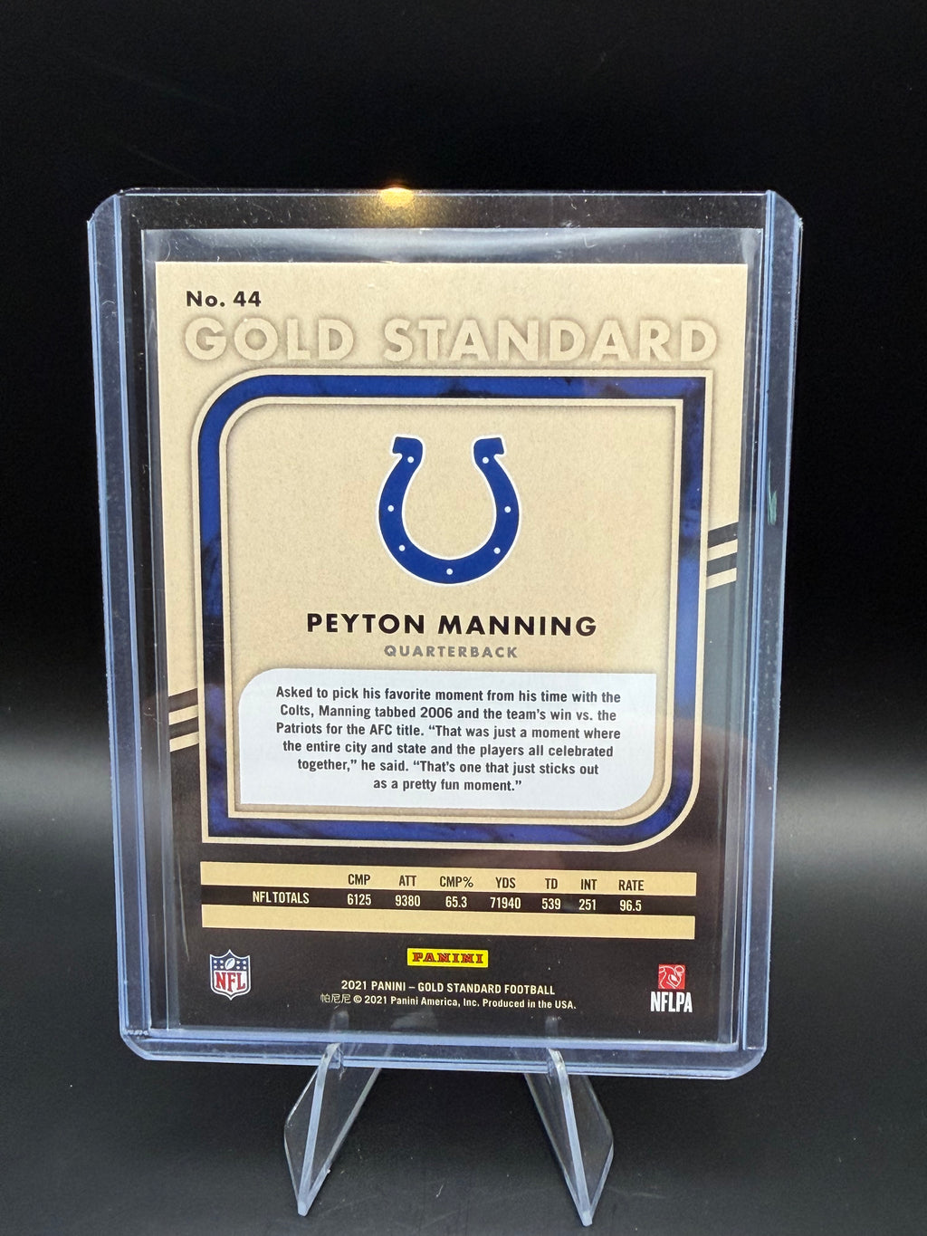 2021 Panini Gold Standard Peyton Manning /99