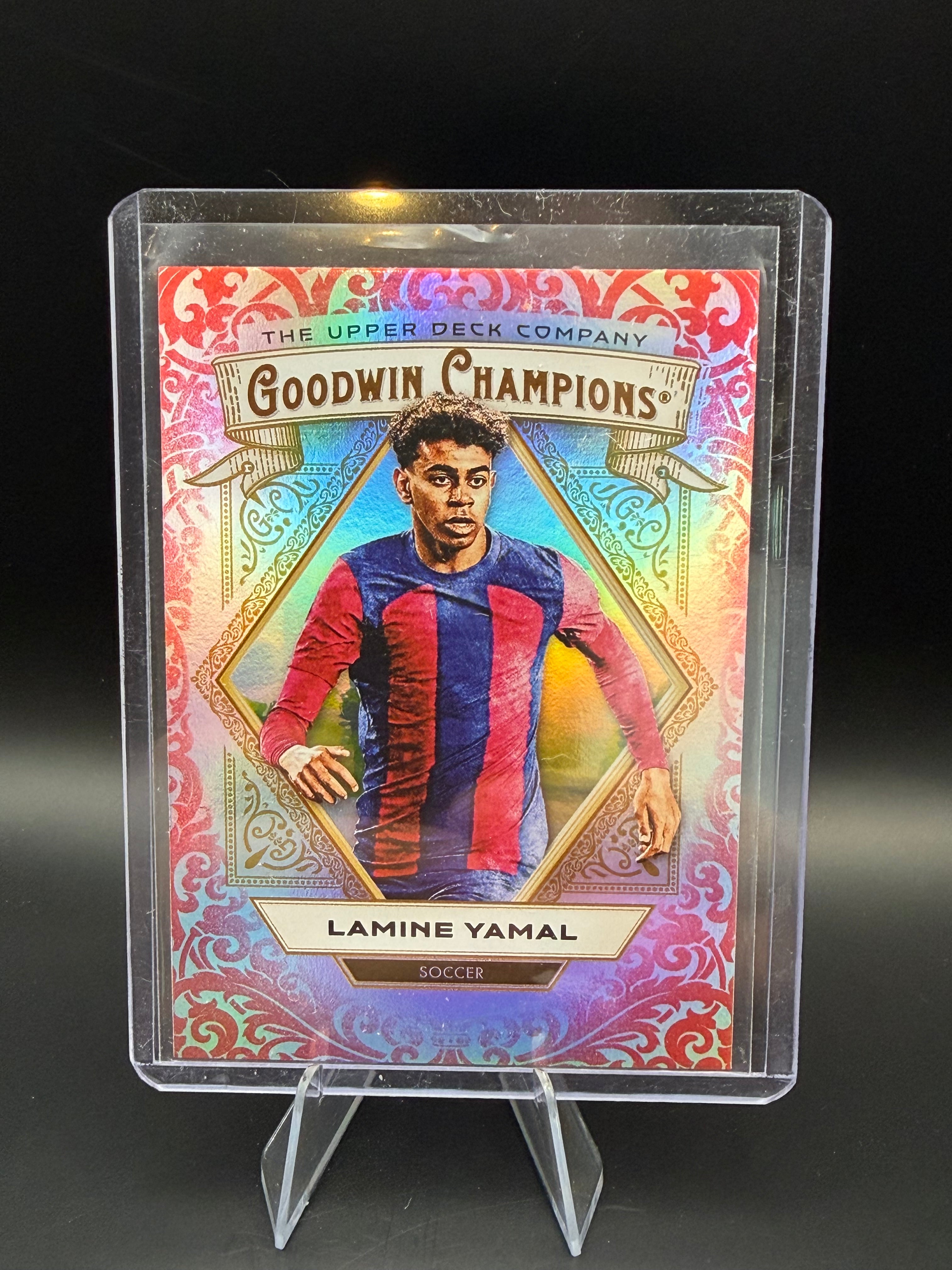2025 Upper Deck Goodwin Champions Red Rainbow Lamine Yamal