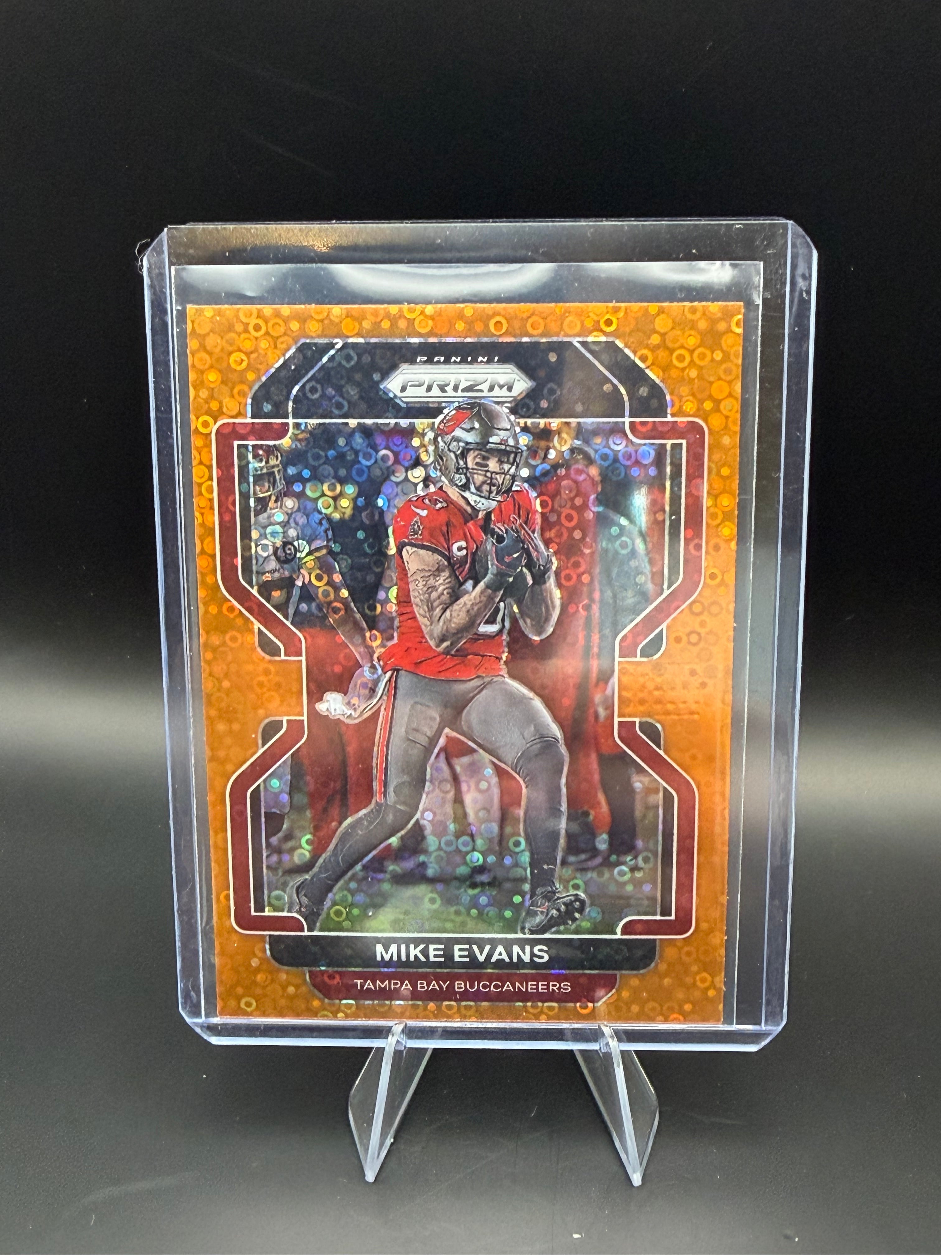 2021 Panini Prizm Orange Disco Mike Evans