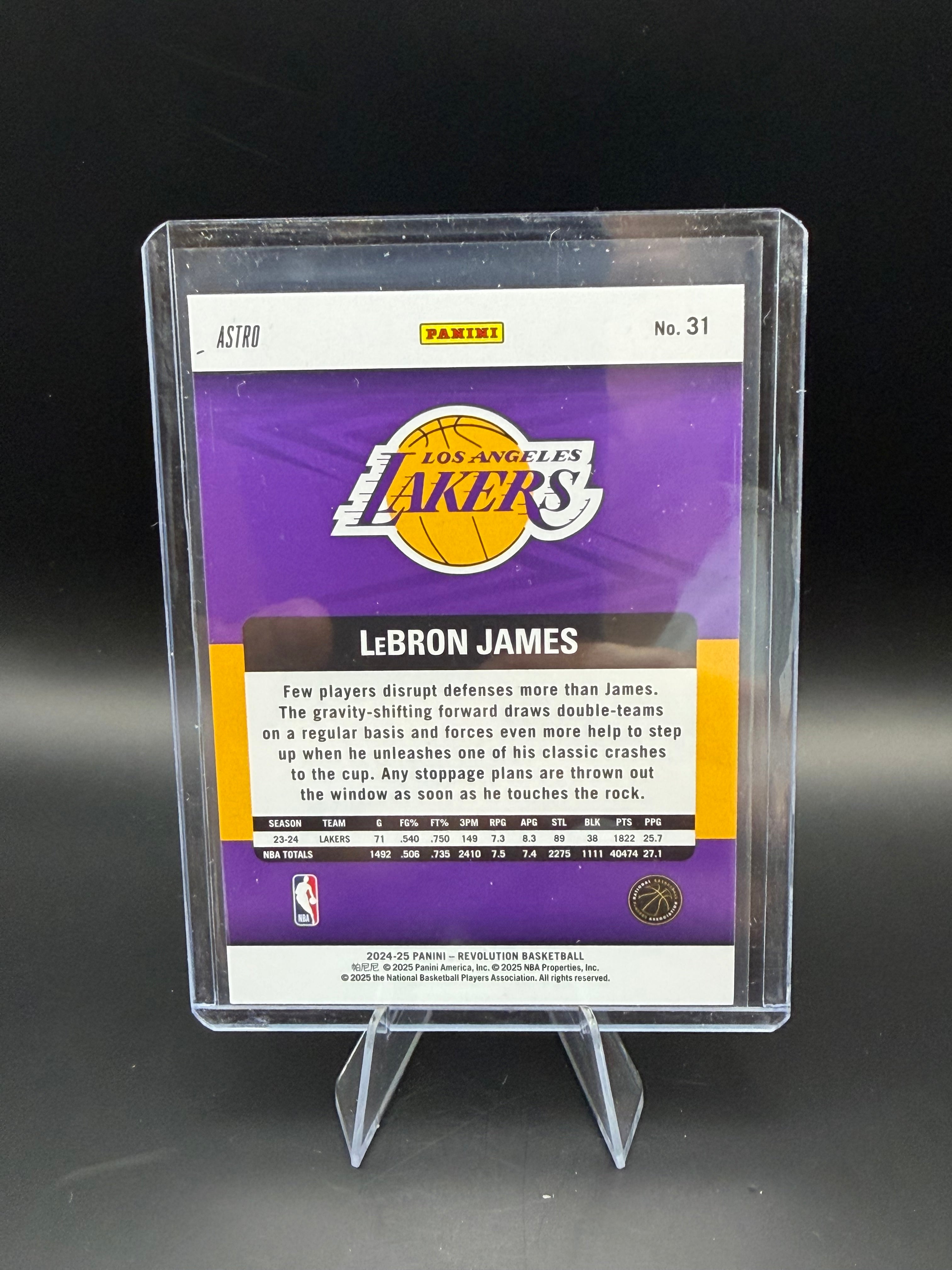 2024-25 Panini Revolution Basketball Astro Lebron James