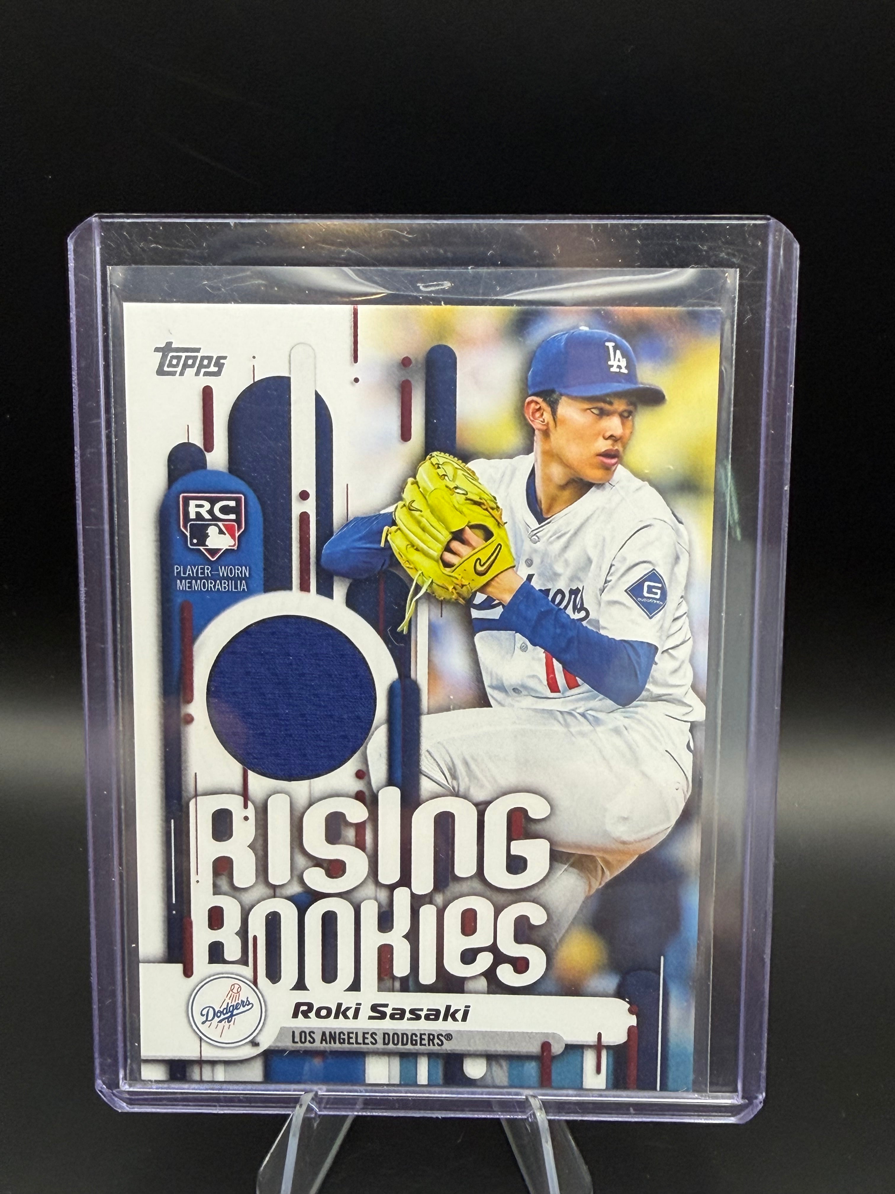 2025 Topps Update Series Rising Rookies Patch RC Roki Sasaki