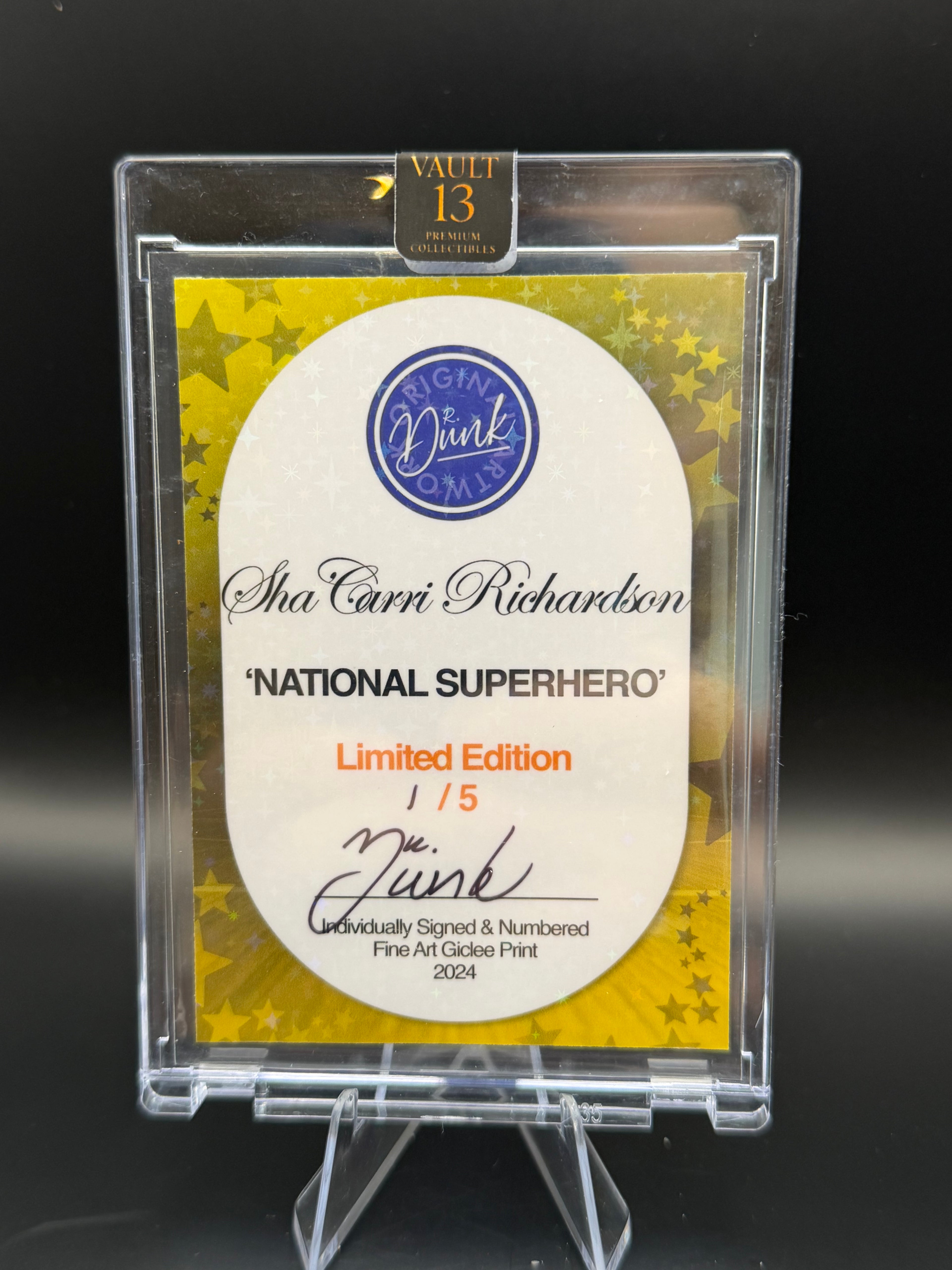 2024 Dunk Fine Art National Gold Sha 'Carri Richardson /5