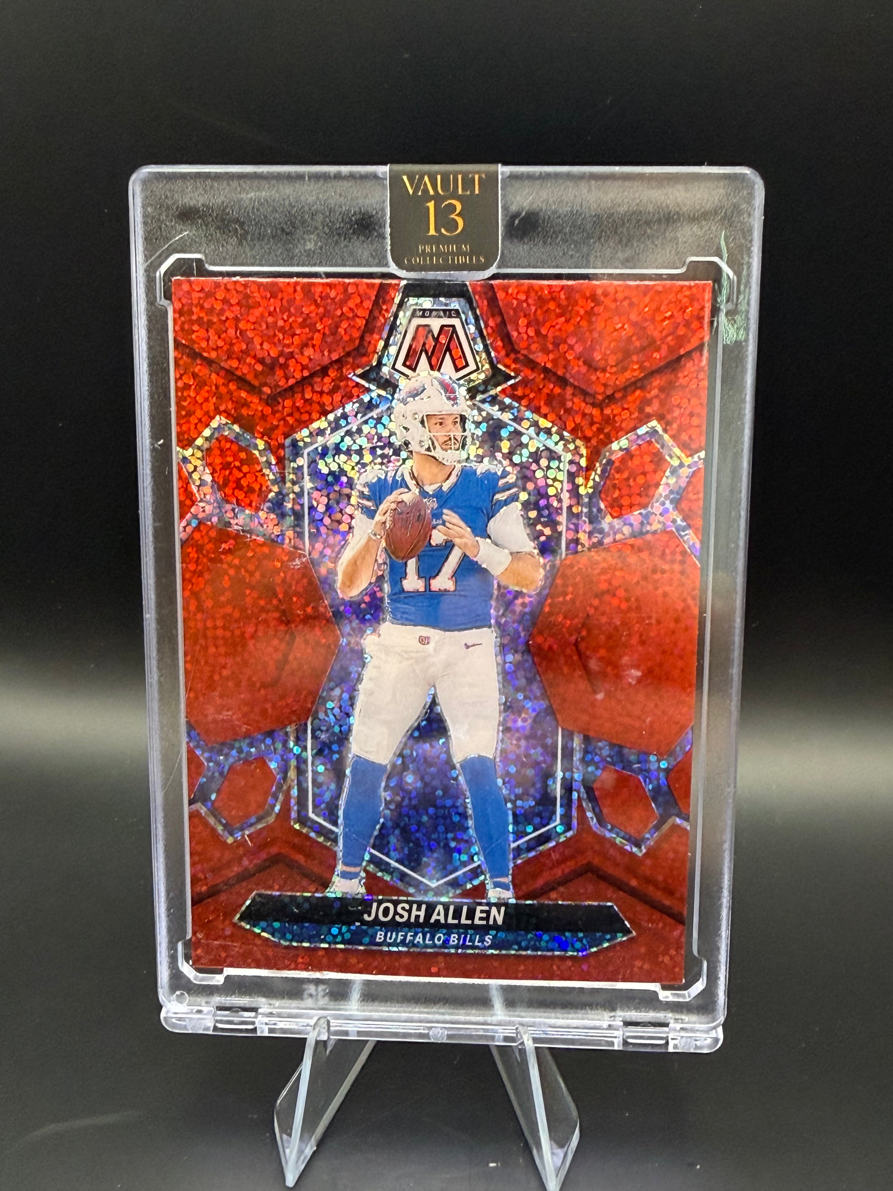 2024 Panini Mosaic  Red Sparkle Prizm Josh Allen