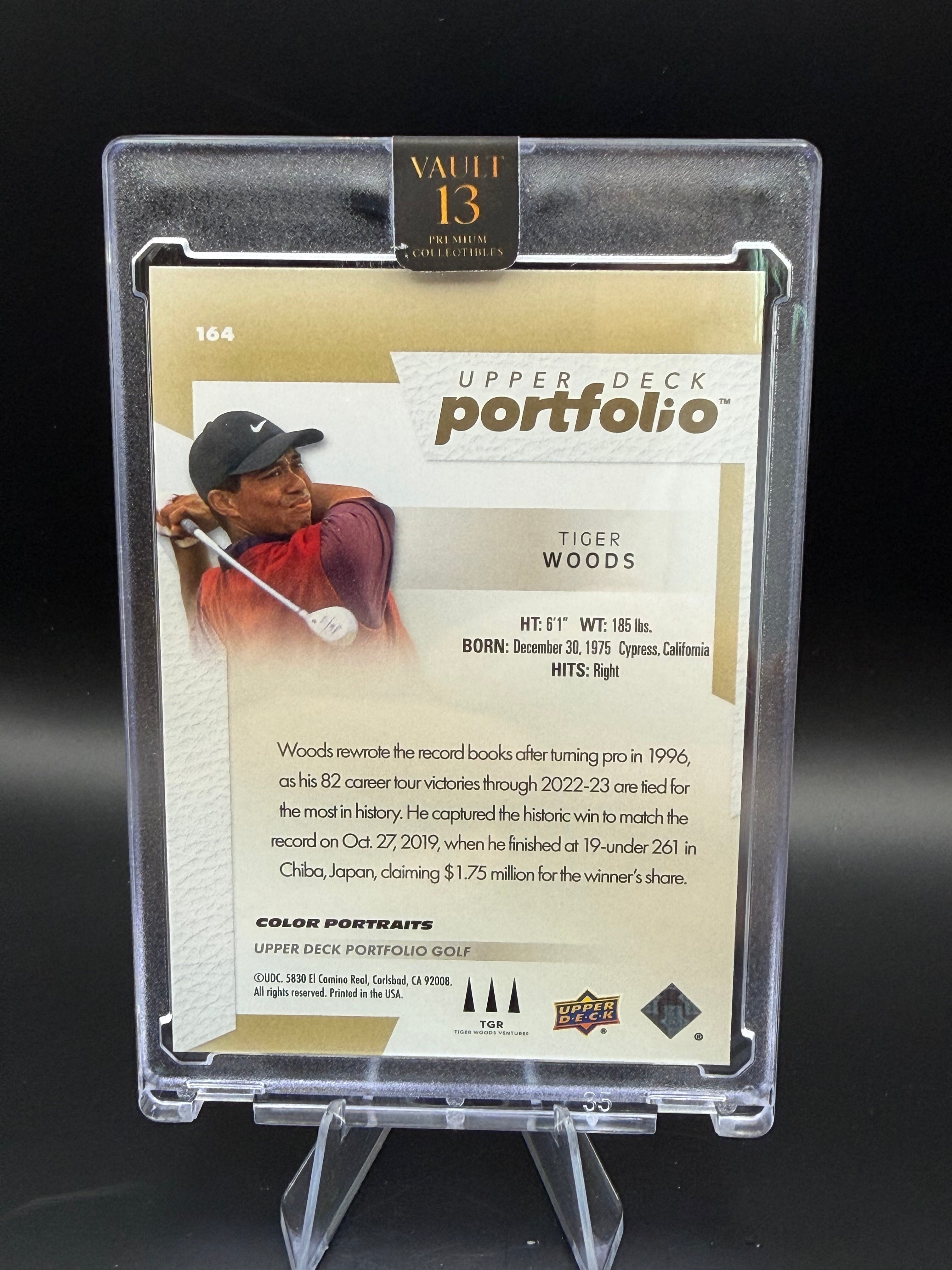 2024 Upper Deck Rookie Portrait Tiger Woods