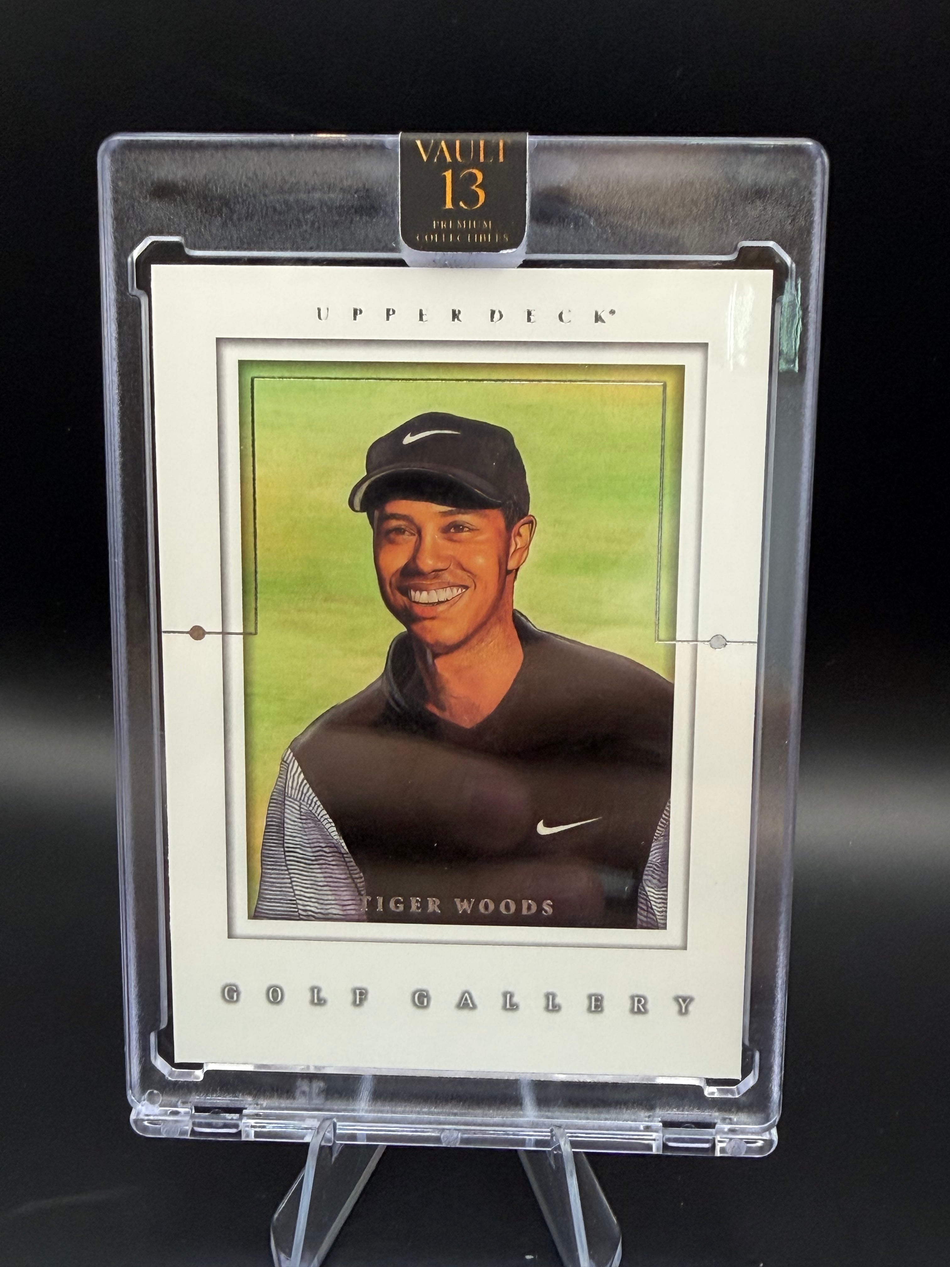 2001 Upper Deck Rare Rookie Gallery Tiger Woods