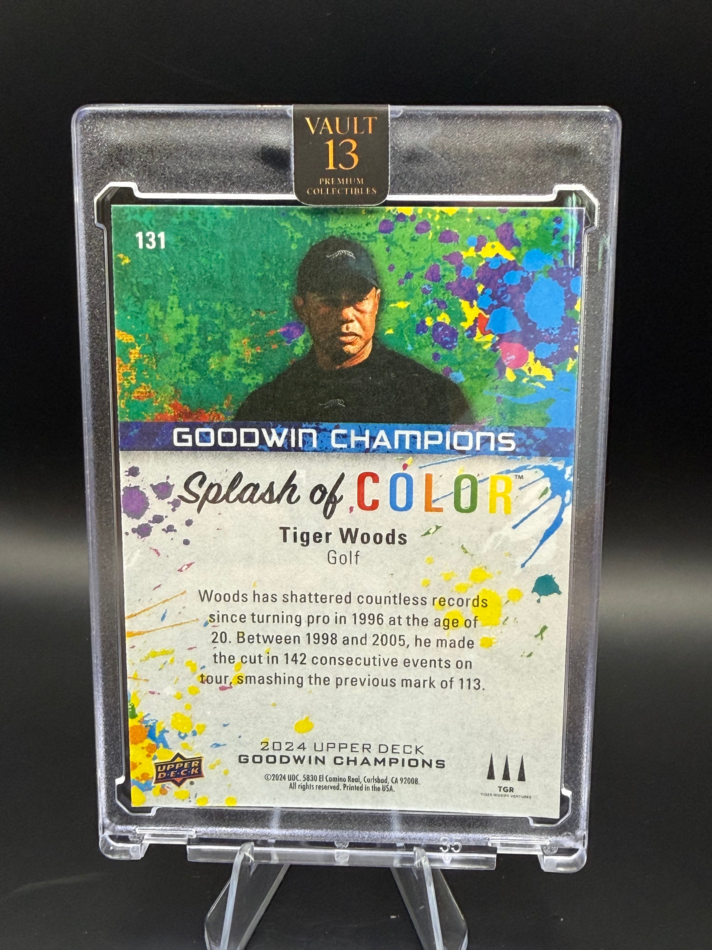 2024 Upper Deck Goodwin Champions Tiger Woods