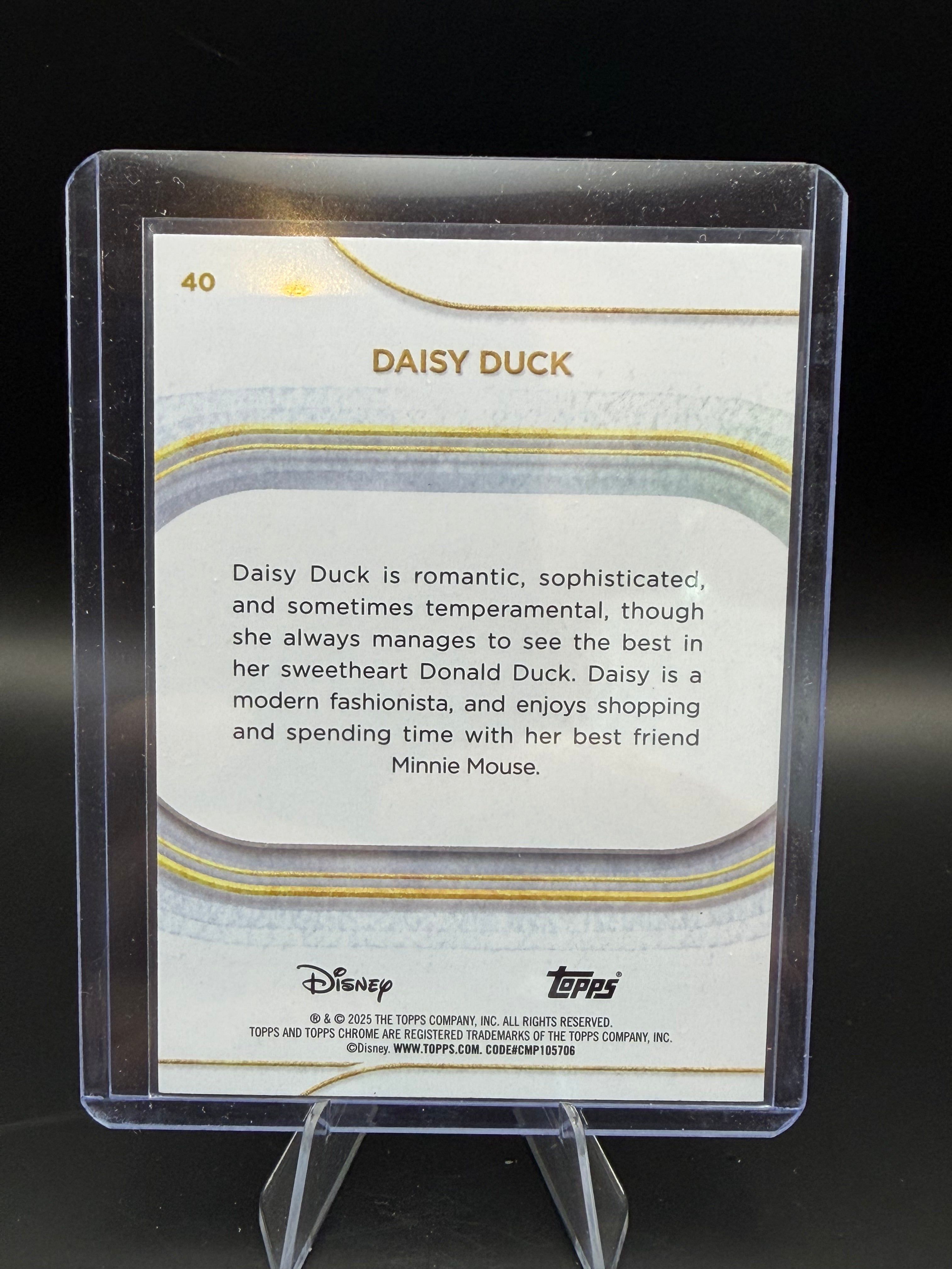 2025 Topps Chrome Daisy Duck