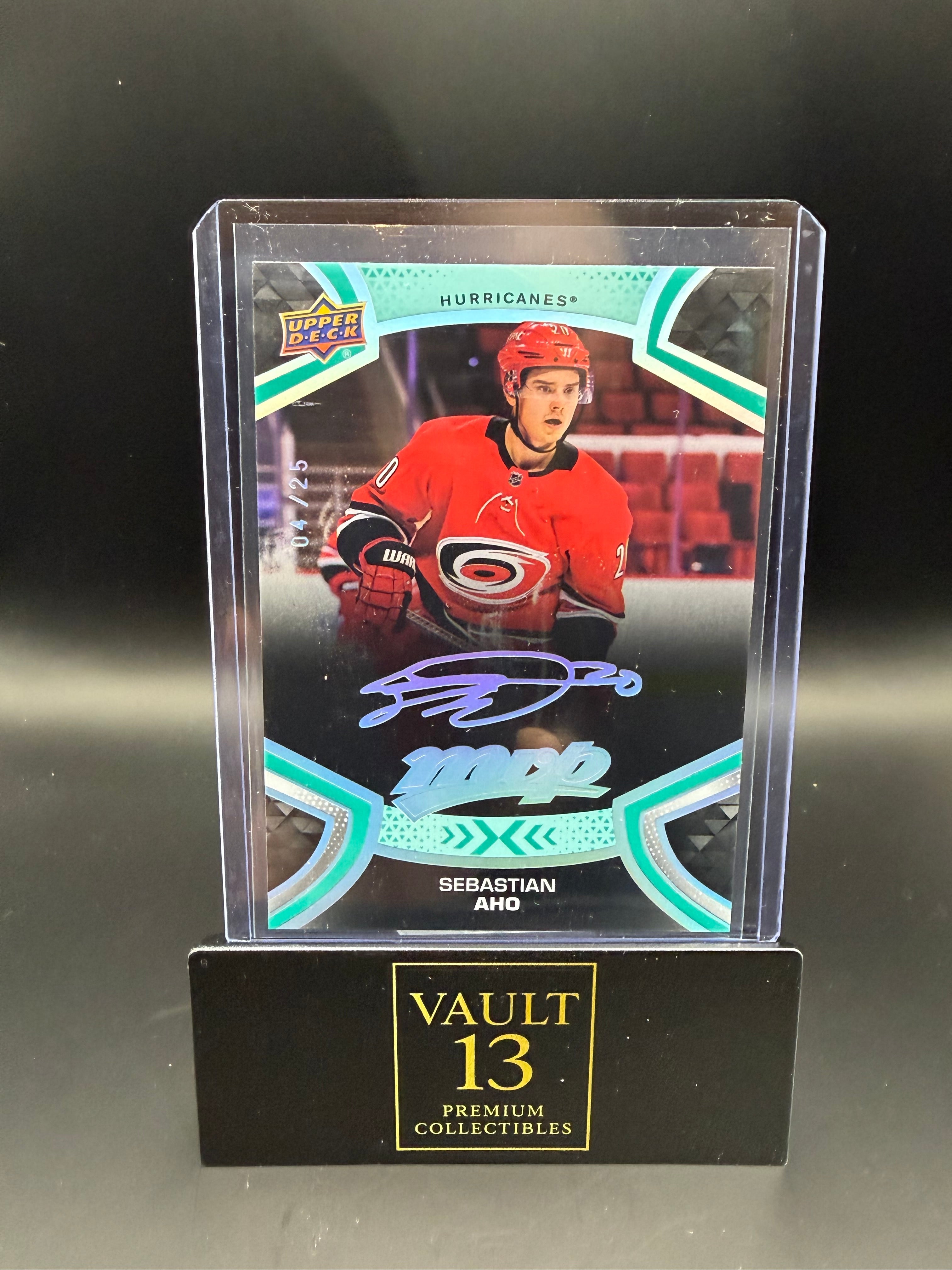 2021-22 Upper Deck MVP 20th Anniversary Super Script Sebastian Aho