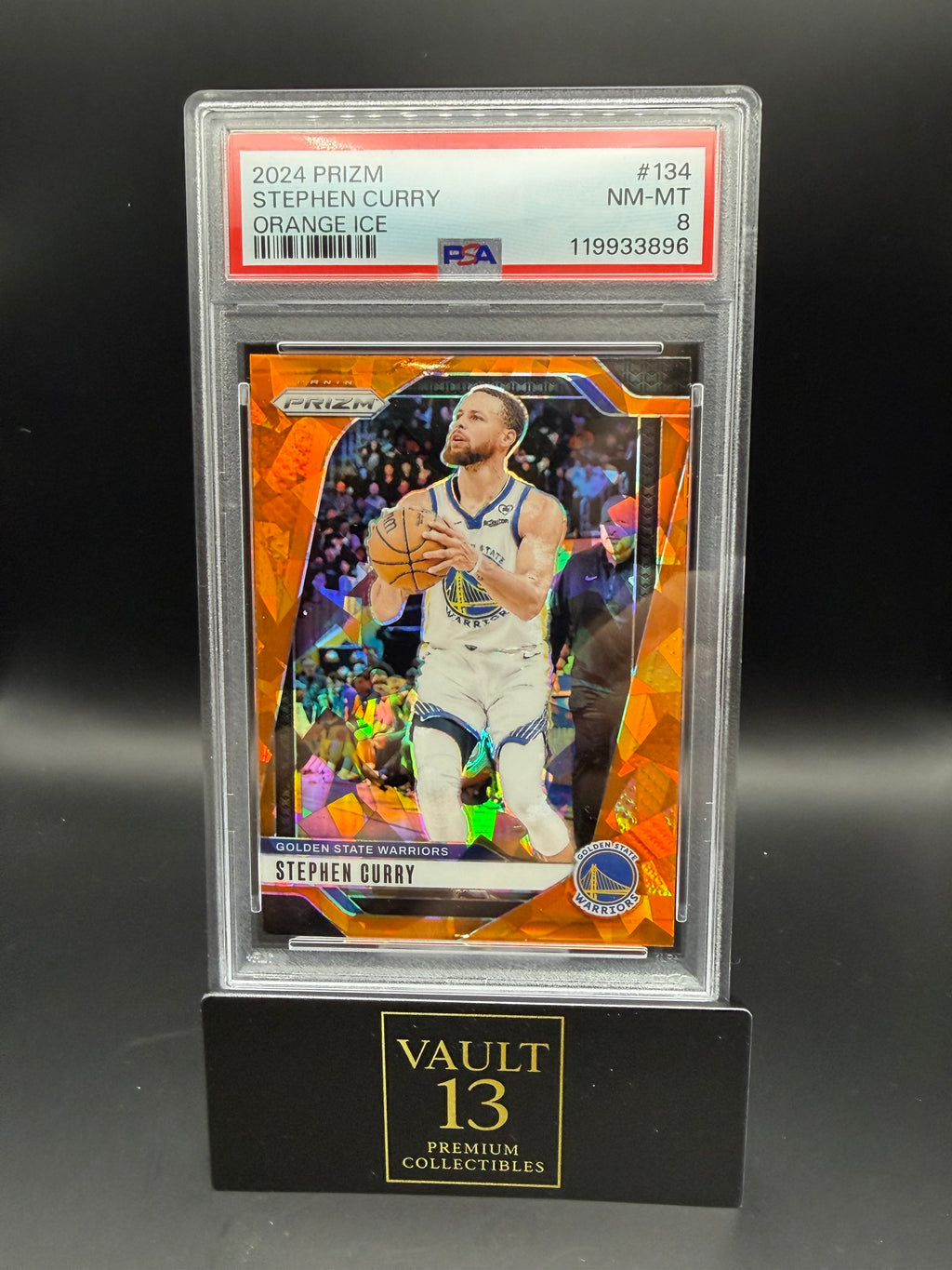 2024 Panini Prizm Orange Ice Stephen Curry